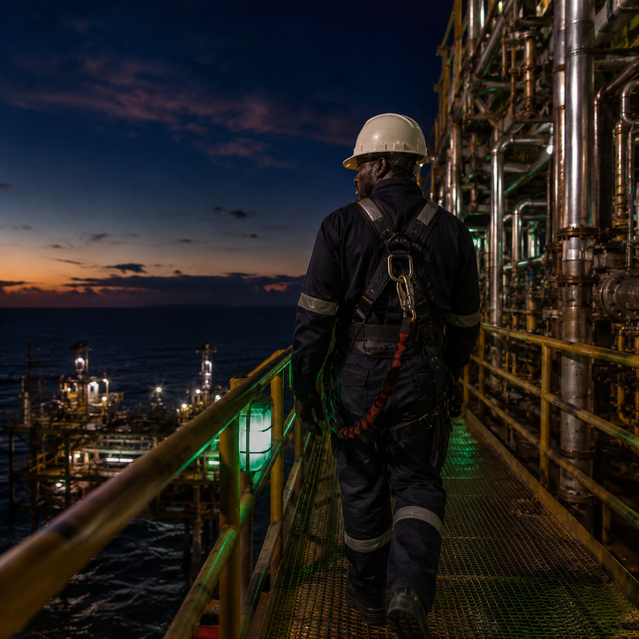 Offshore work at height